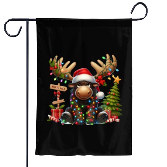 North Pole Readers Garden Flags