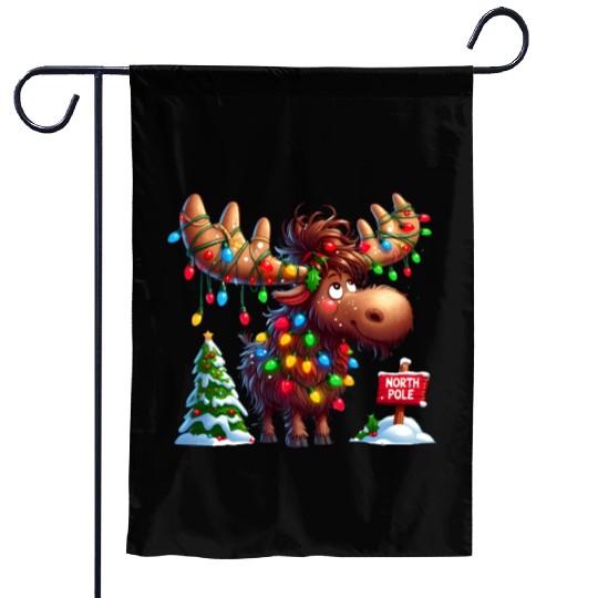 North Pole Readers 2 ALPA STORE Garden Flags