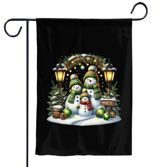 Snowman Christmas, Merry Christmas Garden Flags