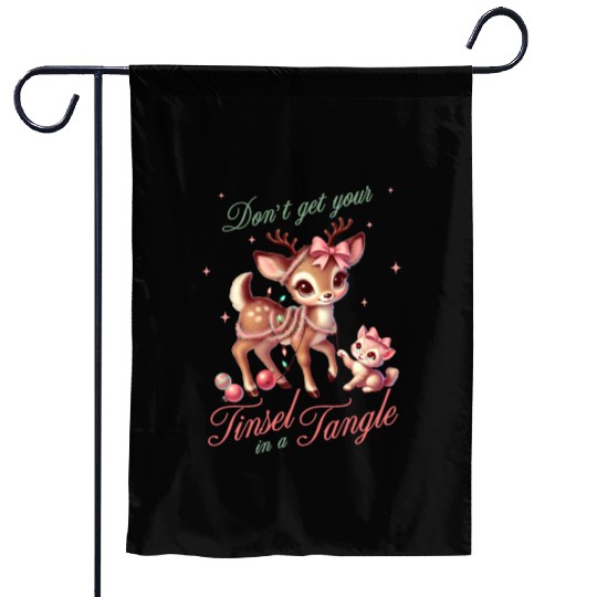 Don t Get Your Tinsel in a Tangle, Merry Christmas Garden Flags