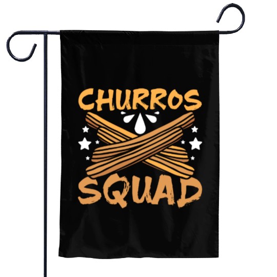 Churros squad Garden Flags