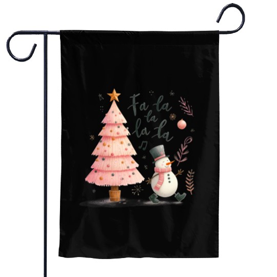 Fa La La La La, Merry Christmas Garden Flags