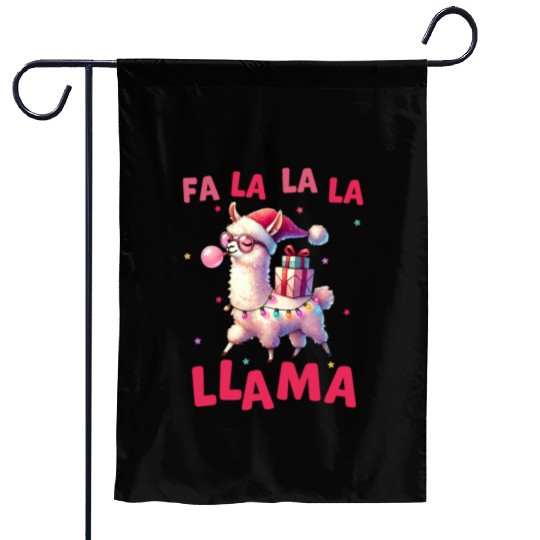 Fa La La La Llama, Merry Christmas Garden Flags