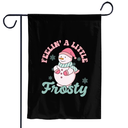 Snowman Christmas, Christmas Retro Garden Flags