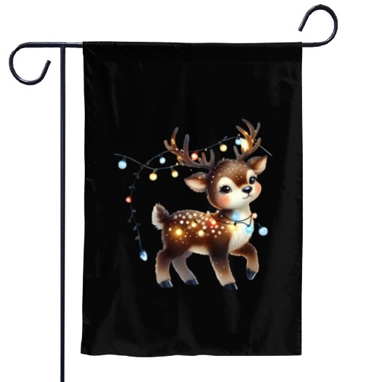 Merry Christmas, Christmas Retro Garden Flags