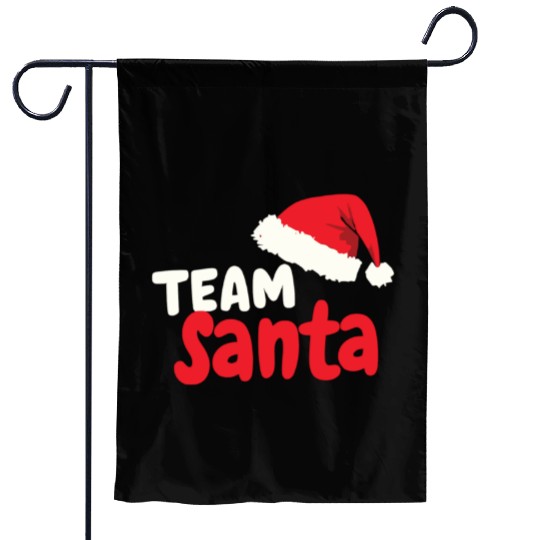 Team Santa Santa Claus Christmas Santa Claus Garden Flags
