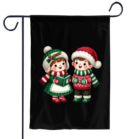 Merry Christmas, Christmas Vintage Garden Flags