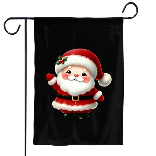 Santa Christmas, Christmas Retro Garden Flags