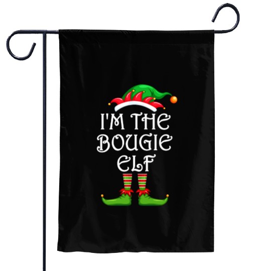 I'm The Bougie Elf Garden Flags Matching Family Christmas