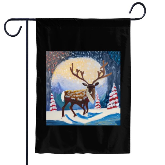 Christmas raider Garden Flags