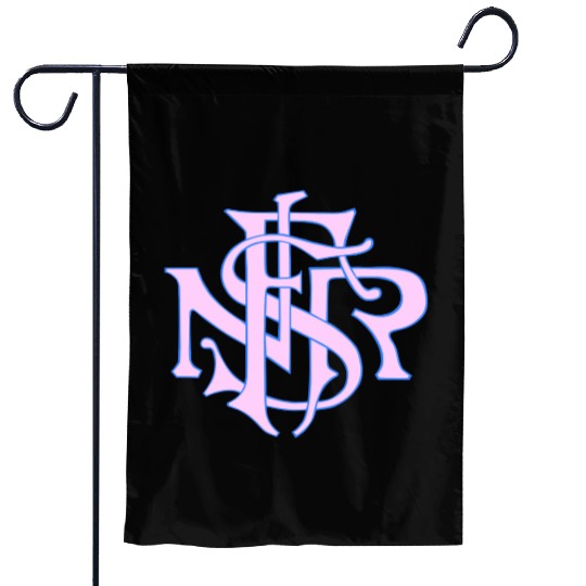 Our Lady of the Rosary of Fátima - NSRF monogram Garden Flags