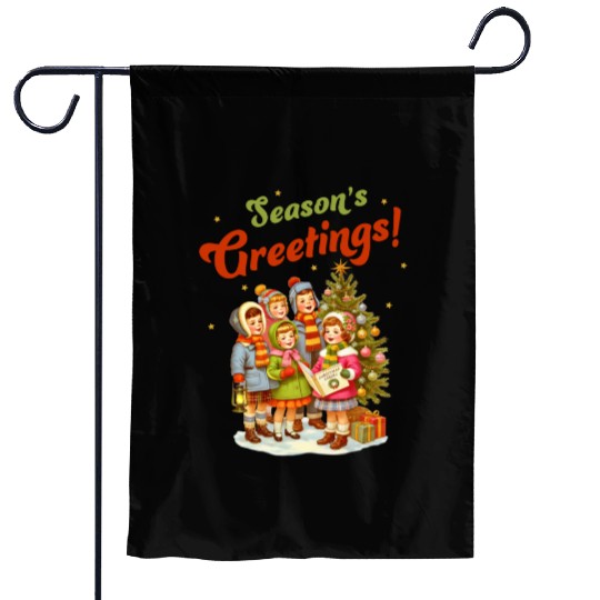 Seasons Greetings Garden Flags