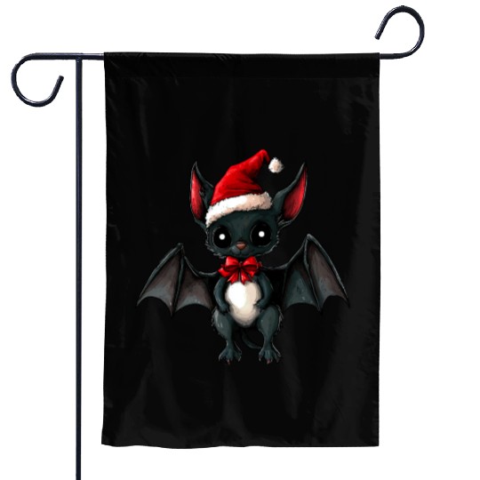 Christmas bats Garden Flags