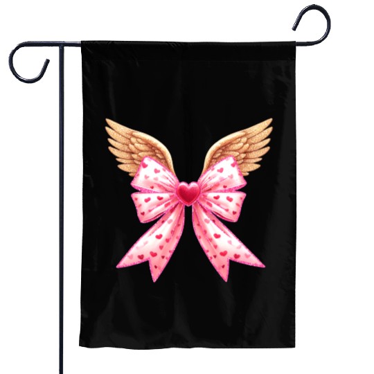 Cupid Bow, Valentine Retro Garden Flags