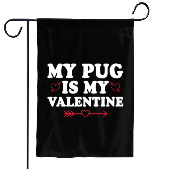 Valentine Retro, Happy Valentines Day Garden Flags