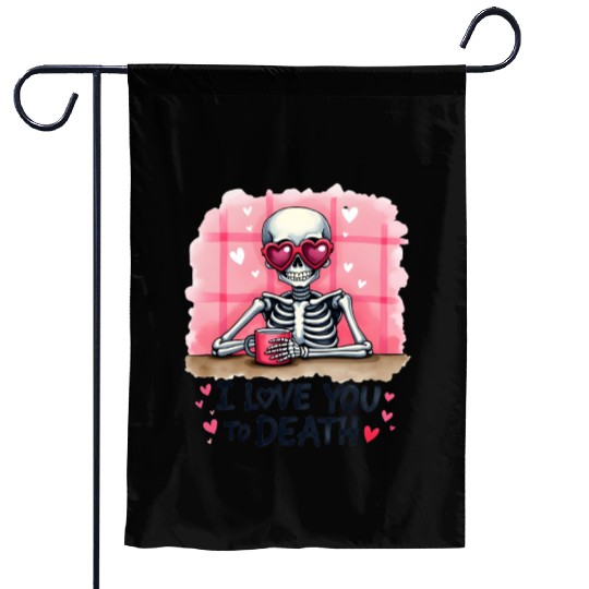 Valentines Retro, Valentine Day Garden Flags