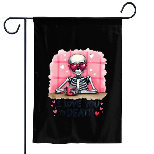 Valentines Retro, Valentine Day Garden Flags