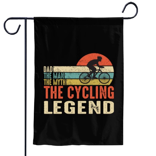 Dad: The Man, The Myth, The Legend - Bold Design Garden Flags