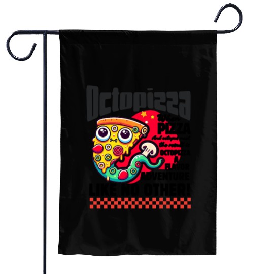 Octopizza Pizza And Octopus Fantasy Garden Flags