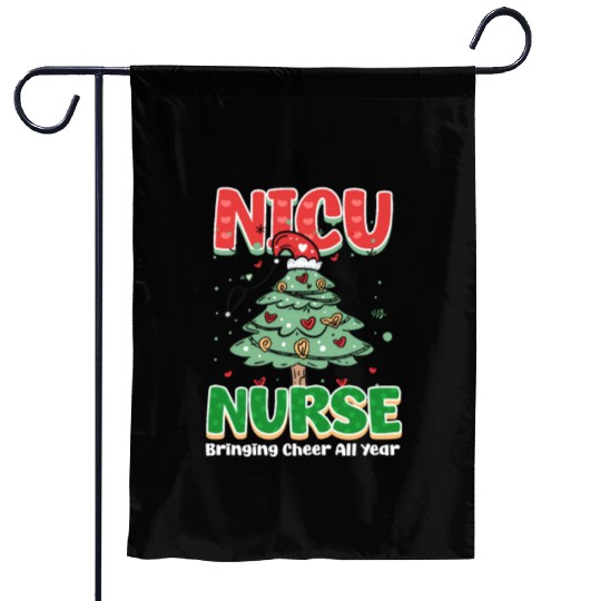 NICU Christmas NICU Nurse, Bringing Cheer All Year Garden Flags