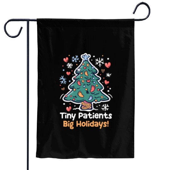 NICU Christmas Tiny Patients, Big Holidays! Garden Flags