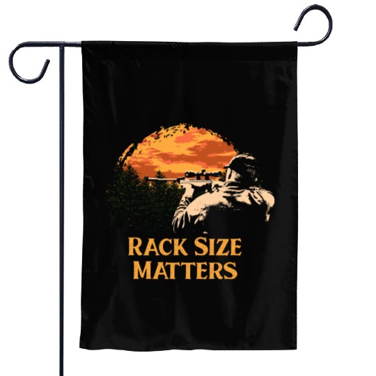 Rack Size Matters Deer Hunting Elk Hunter Memes Da Garden Flags
