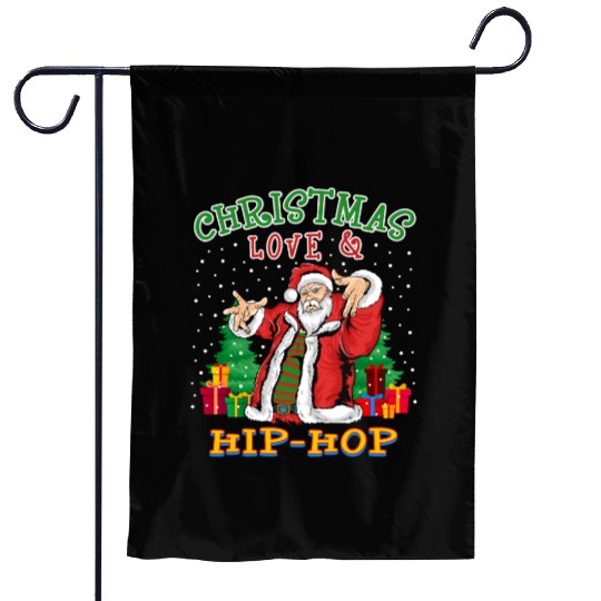 Christmas, Love & Hip Hop, Santa’s Holiday Look Garden Flags