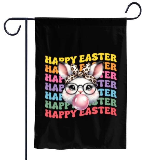 Happy Easter Bunny, Easter Day Garden Flags