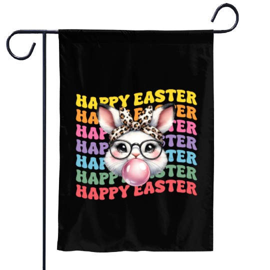 Happy Easter Bunny, Easter Day Garden Flags