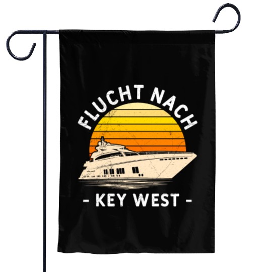 Florida ESCAPE TO KEY-WEST Sailing Florida Garden Flags