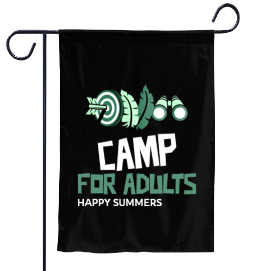 Camp for adults Garden Flags