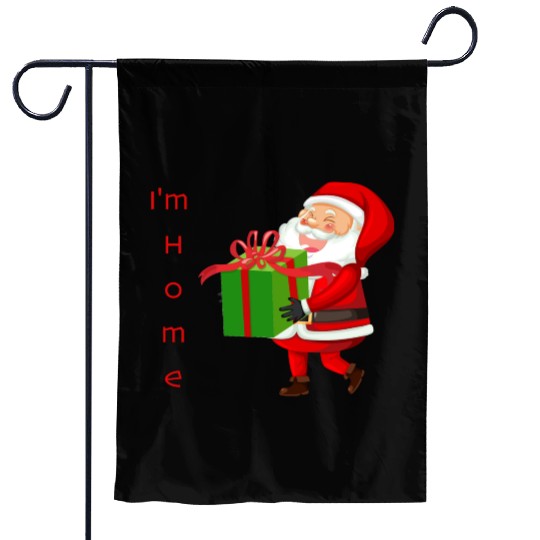Santa's Joyful Return Garden Flags