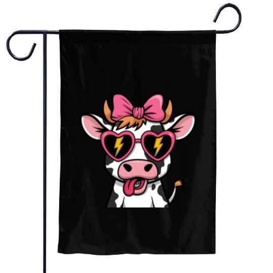 Cow Valentine s Day Garden Flags