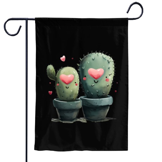 Valentines Retro, Happy Valentine Day Garden Flags