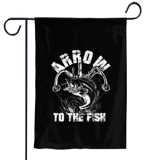 Bowfishing Bowfisher Arrow To The Fish Garden Flags
