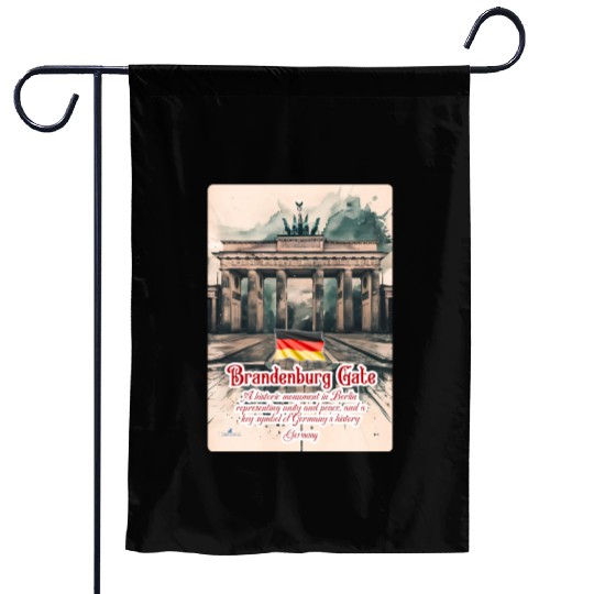 Brandenburg Gate The monument in Germany V1 Garden Flags