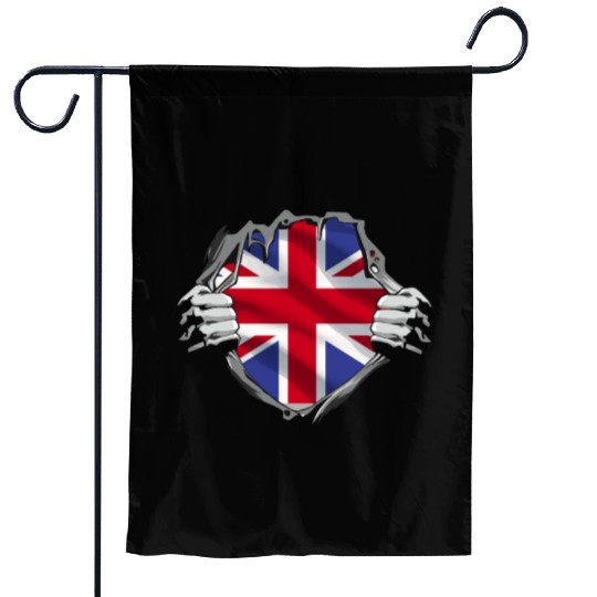 Union Jack Ripped Style UK Pride Garden Flags