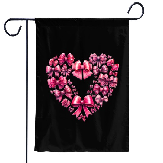 Valentines Day, Retro Valentine, Coquete Valentine Garden Flags