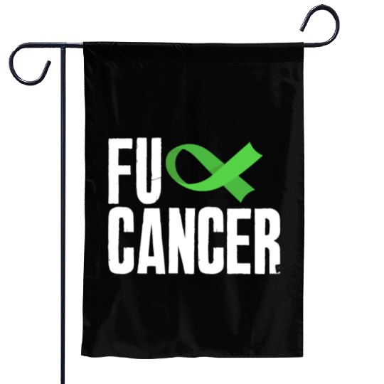 Non-Hodgkin Lymphoma Awareness Fuck Cancer Garden Flags