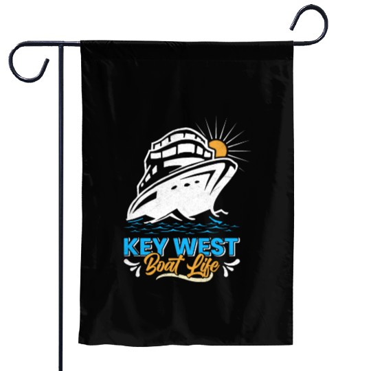 KEY-WEST BOAT LIFE Sailing Florida Keys West Keys Garden Flags