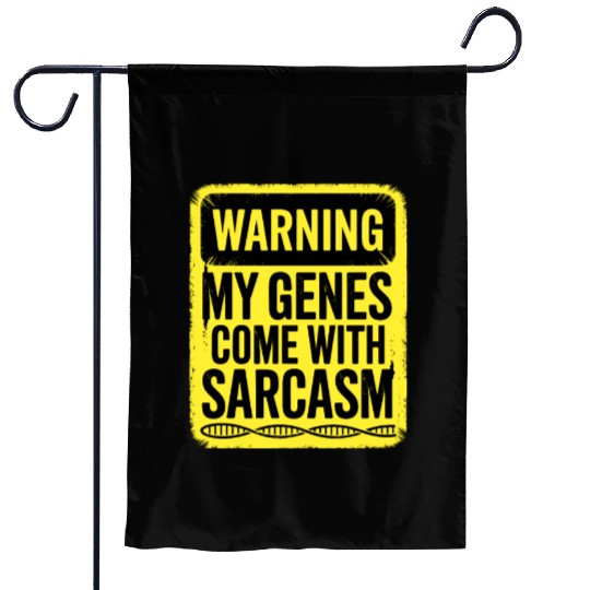 Sarcastic Genealogy DNA Test Genetics Biologist Garden Flags