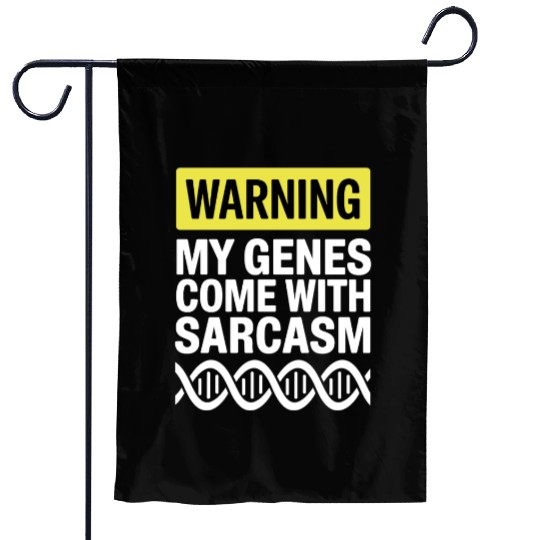 Sarcastic Genealogy DNA Test Genetics Biologist Garden Flags