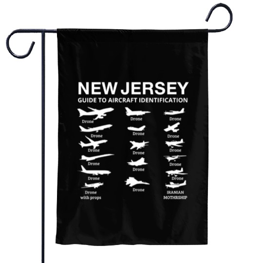 New Jersey Guide to Aircraft Identification Funny Garden Flags