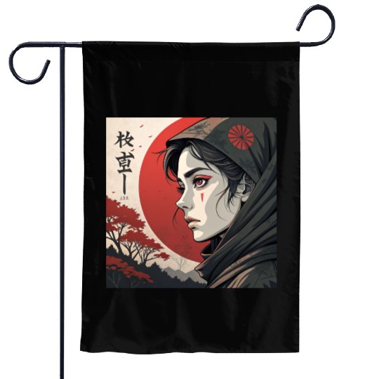 Samurai Girl Spirit: The Eyes of Vengeance Garden Flags