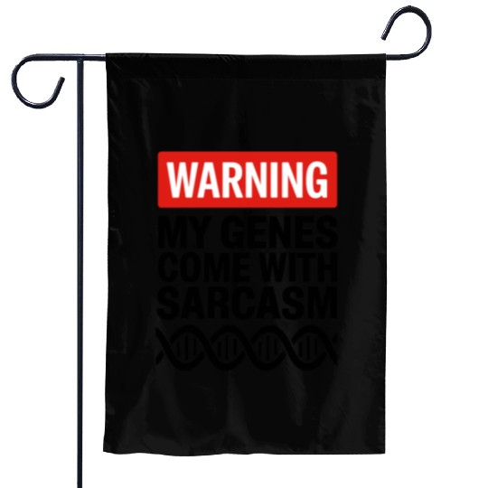 Sarcastic Genealogy DNA Test Genetics Biologist Garden Flags