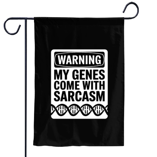 Sarcastic Genealogy DNA Test Genetics Biologist Garden Flags