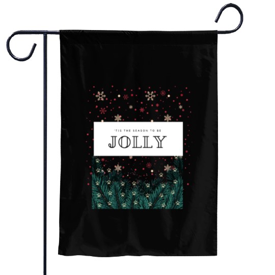'Tis The Season To Be Jolly Garden Flags