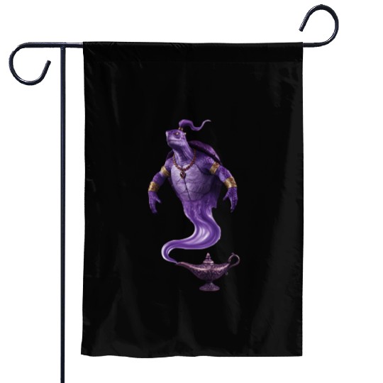 Mystic Turtle Genie - Wishes and Wisdom Garden Flags