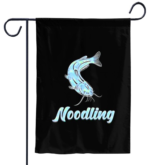 Catfish Fishing Waller Fish Noodler Flathead Garden Flags