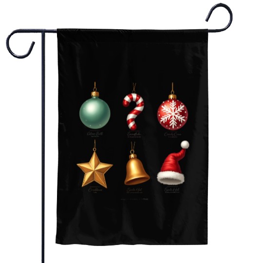 Christmas Ornaments Collection Art Garden Flags